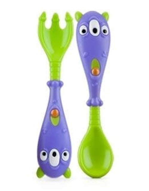 Nuby iMonster™ Spoon & Fork Set 1